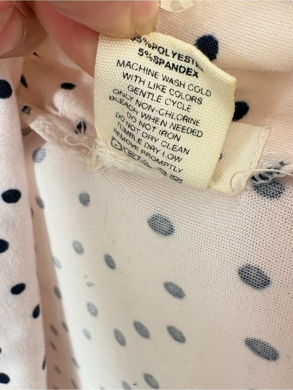 Catherine Malandrino Cream Polka Dot Wrap Robe with Black Dots - Picture 6 of 13